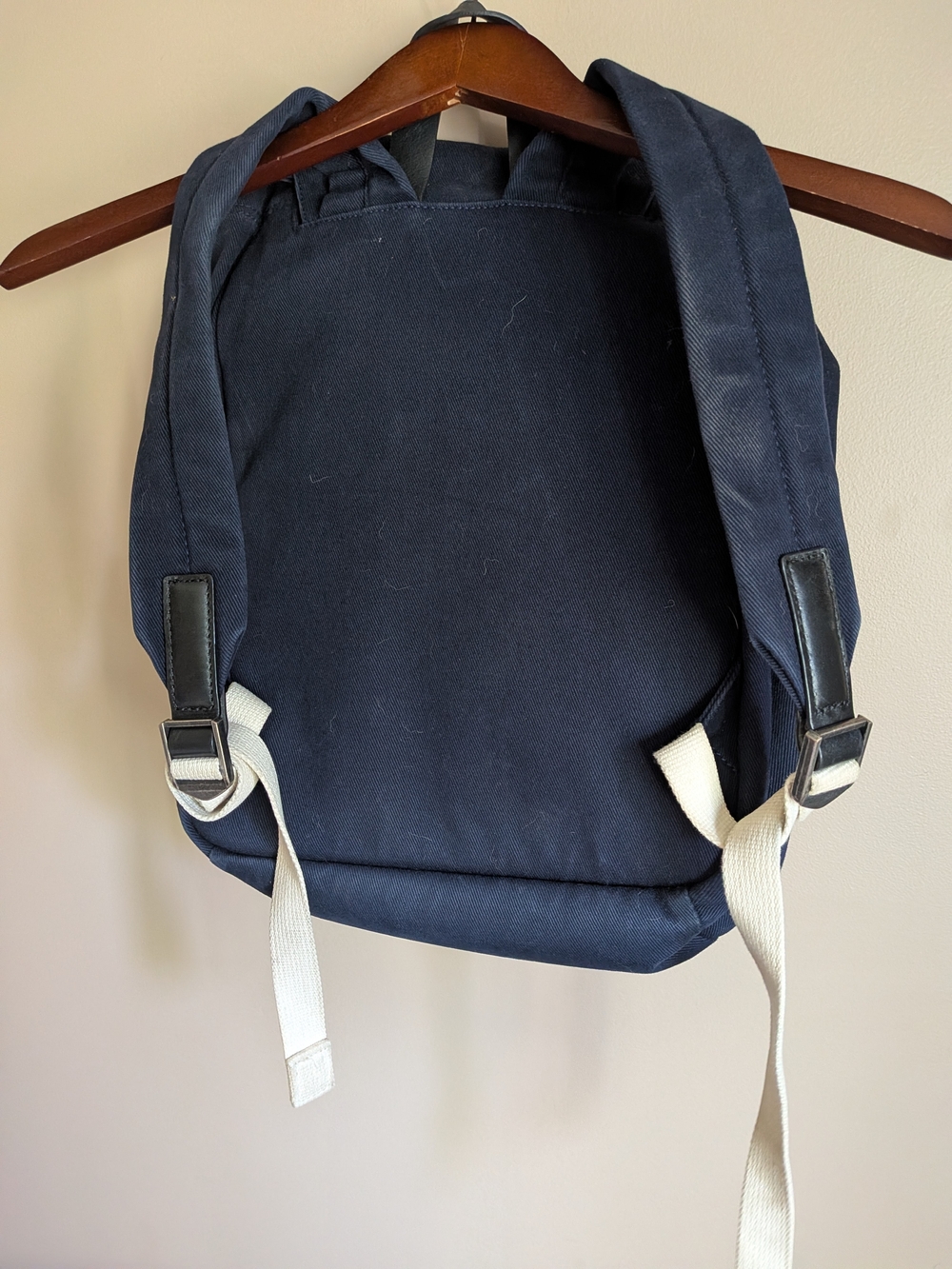 Everlane Navy Canvas Drawstring Backpack - Picture 3 of 3
